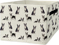 Boston Terrier Gifts Storage Bins & Boxes with Handles, Dog Foldable Basket for Organizing Dog Lovers,Boston Terrier Christma