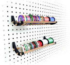 PEGGY Pegboard Accessory Hook and Dowel Organizer Storage for Tape, Steel Wire Spools, Ribbon, Crafts, Hobby, 12” kit (1PK Bl