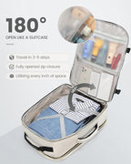 LOVEVOOK Travel Backpack for Women & Men 40L,Airline Approved Carry On Backpack Travel Essentials,TSA Carry on Luggage,Waterp