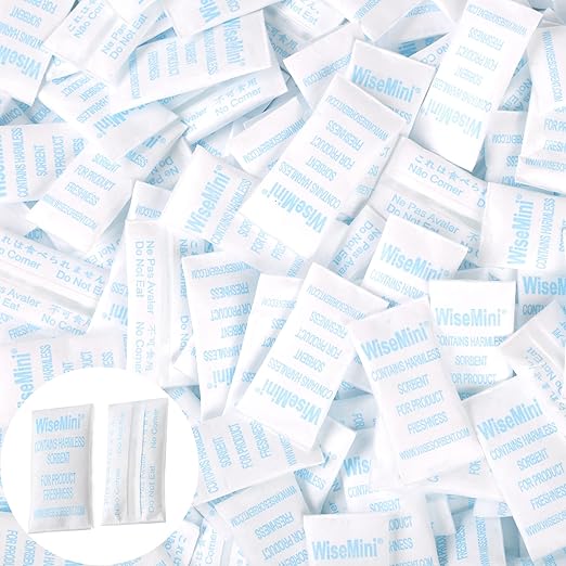 0.5 Gram 1500 Pack Silica Gel Packs, Dessicant Packets, Moisture Absorbers for Food Storage, Food Grade Desiccant