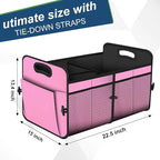 Femuar Car Trunk Organizer,Car Storage Organizer with 72L Large Capacity Waterproof Collapsible and 11 Pockets,Trunk Organizer