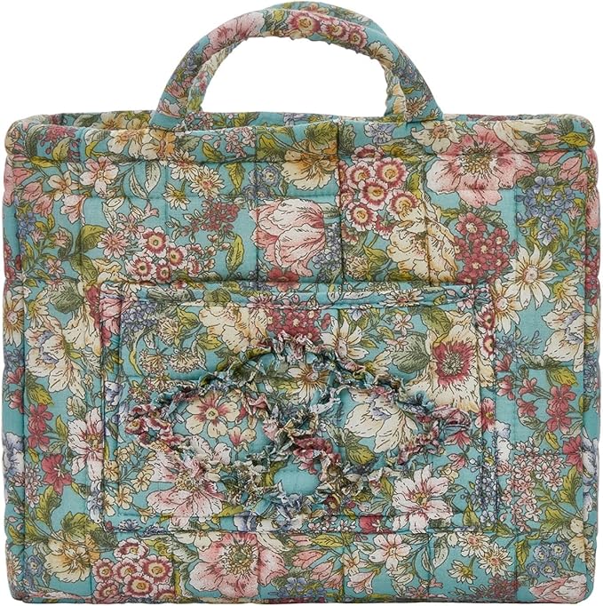 Boho Fabric Storage Basket, Large Capacity Laundry Basket, 12.2'' x 10.23'' x 10.23'' Collapsible Laundry Hamper with Easy Ca