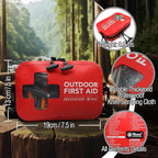 152 PCS Waterproof First Aid Kit, Portable Small Boat Dry Bag Bug Out Bags, Emergency Medical Kit Ideal for Boating, Camping,