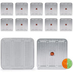 200 Gram 10 Pack Gun Safe Dehumidifier, Reusable Silica Gel Dehumidifier, Indicating Silica Gel Desiccant Canister (Orange to