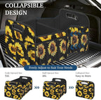 Femuar Car Trunk Organizer, Car Storage Organizer with Large Capacity Waterproof Collapsible Trunk Organizer for Car Suv/Jeep/Sedan