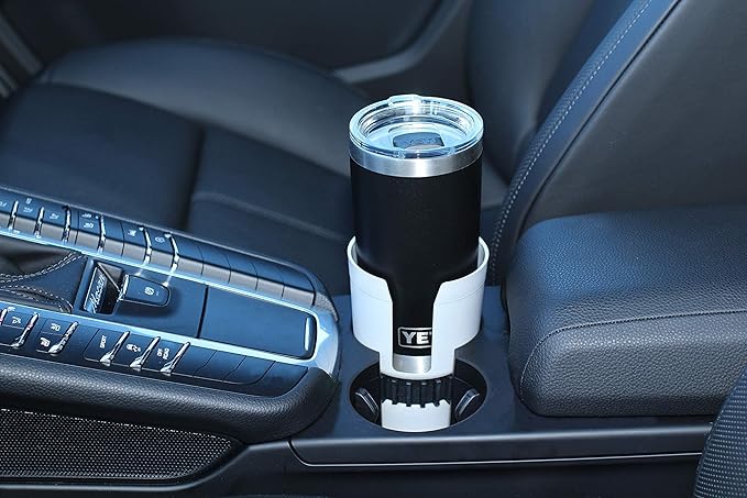 Gadjit Cup Keeper 2.0 (2 PK) Cup Holder Adapter w/Beverage Band Expander fits into car Cup Holders 2.5-3" Wide for Hydro Flas