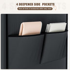 Neatrays Wardrobe Closet，Portable Closets for Hanging Clothes,Free Standing Clothes Rack with Cover & 3 Hanging rods & 6 Stor
