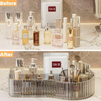 Makeup Organizer Countertop for Vanity Acrylic Skincare Storage and Make up Organization for Desk,Cosmetic Display Case and M