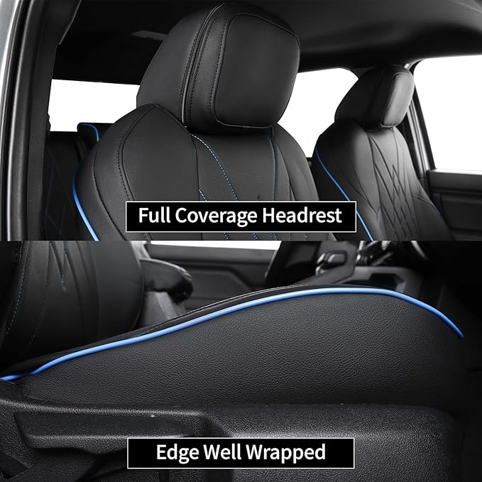 EKR Tacoma Car Seat Covers Custom for Select Toyota Tacoma (Only for Hybrid) 2024 2025 2026 Double cab TRD Sport,TRD Off-Road