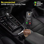 Cup Holder Phone Holder Mount for Car - Universal Adjustable Expander Cradle Hands-Free Driving - Compatible with All Smartphones Car Mount for iPhone Samsung Google Android Mobile Black 2-Pack