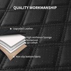 Car Seat Covers Full Set, Breathable and Waterproof Napa Leather Car Seat Cover, Interior Universal Fit for Cars, Sedans, SUV