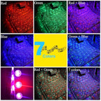 Car Interior Atmosphere Lights, USB Plug-in Romantic Stars Lights for Cars, DC 12V