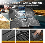 Powerty Floor Mat for Nissan Murano 2025 2026, All Weather TPE Custom Trunk Cargo Mat Liner with Backrest Mat Replacement for Nissan Murano Accessories (Trunk Mat+Backrest Mat+Floor Mat)
