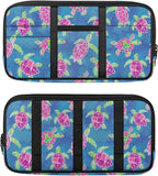 Car Sun Visor Organizer Sea Turtle Sun Visor Organizer with Big Zipper Pocket Easy to Store and Install Universal Size Fit for Most Cars SUV