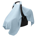 Comfy Cubs Baby Car Seat Cover - Soft, Breathable Bamboo Rayon and Muslin Cotton Blend - Lightweight Canopy for Sun, Bug, and