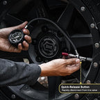 JACO Lightning RX4 Tire Deflator with Gauge | Rapid Quick-Connect Off Road 4x4 Air Down Tool