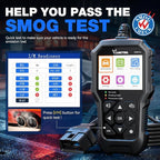 VDIAGTOOL VD30 Pro Car Code Reader, OBD2 Scanner Diagnostic Tool for Cars and Trucks, Check Engine Code Reader, OBD2 Scanner