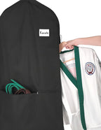 Whitmor Zippered Garment Bag with Pocket - Set of 3 - Black