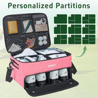 ANILD Golf Trunk Organizer, 2 Layer Golf Storage Case with Separate Ventilated Compartment for 2 Pair Shoes, for Balls, Tees,