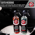 Adam's Polishes Total Interior Cleaner & Protectant, Quick Detailer & SiO2 Protection, Ceramic Infused, Anti-Static, OEM Fini