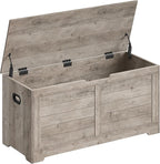 VASAGLE Storage Chest, Storage Bench with 2 Safety Hinges, Farmhouse Style, 15.7 x 39.4 x 18.1 Inches, for Entryway, Bedroom,