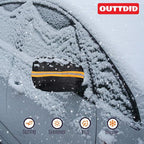 Side Mirror Covers and Windshield Wiper Covers for Trucks Cars SUVs Vans, 1 Pack Auto Rearview Protection Cover & Windshield Wiper Covers Protect from Ice Snow Frost Dew Rain Bird Poop Side Covers