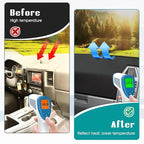 FIILINES Dash Cover for 2004-2012 Nissan Titan (Without Cutout for Navi/Sensor), Dashboard Mat Accessories Dash Cover Sunshad