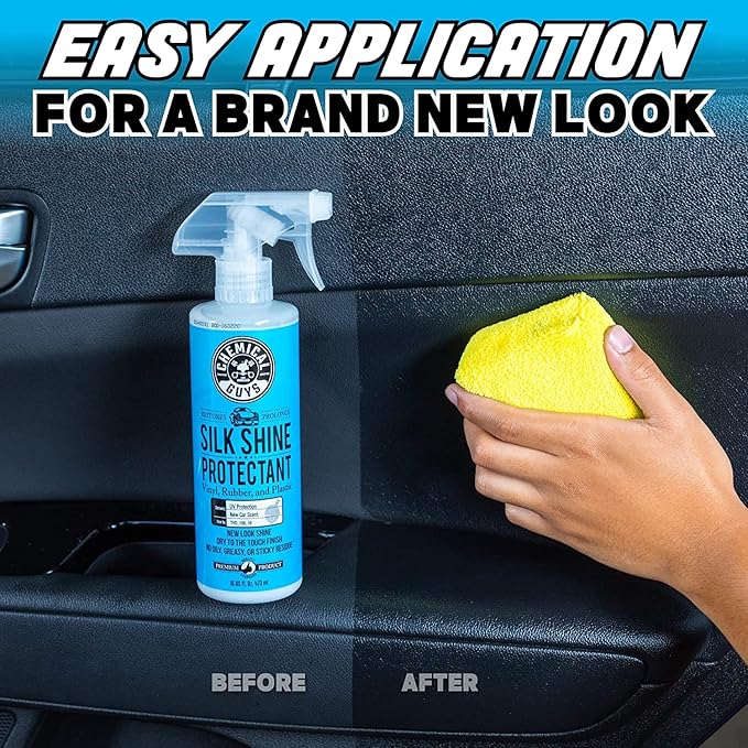 Chemical Guys TVD_109_1602 Silk Shine Spray-able Dry-to-The-Touch Dressing and Protectant for Tires, Trim, Vinyl, Plastic and
