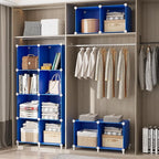 AWTATOS Cube Storage Organizer, 6 Cube Closet Organizers and Storage Shelves, DIY Stackable Bookshelf for Bedroom, Home, Admi