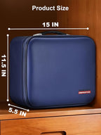 SMARTAKE Fireproof Document Box with Lock, Hard Case Waterproof Safe Box File Organizer, for Important Documents Papers Passp