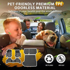 Powerty Floor Mat for Toyota 4Runner 2025 2026, All Weather TPE Custom Trunk Cargo Mat Liner with Backrest Mat Replacement for Toyota 4Runner Accessories (Fit 5 Seats,Not for Hybrid Model)