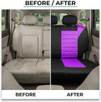 FH Group Automotive Car Seat Covers Rear Set Premium 3D Air Mesh Seat Covers, Airbag Compatible and Split Bench Cover Univers