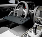 Steering Wheel Tray With Cup & Pen Holder for Eating, Makeup, Working, Writing - Car Desk Suitable for Cars, SUVs, Pickup Trucks and RVs