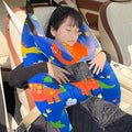 Upgraded Car Headrest Pillow Seatbelt Adjuster Pillow for Kids H Shaped Travel Pillow Cushion for Child Sleeping Neck Shoulde