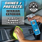 Chemical Guys Silk Shine Tire and Trim Dressing and Protectant – Non-Greasy Vinyl, Plastic & Rubber Spray, Plastic Restorer f