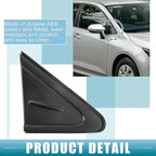 Front Right Door Mirror Corner mudguard Triangle Cover Trim No.60117-02370 Rearview Triangle Trim Panel for Toyota Corolla 2019-2021 Plastic Black