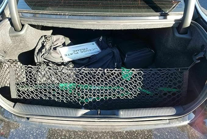 Trunk Organizer for Dodge Charger 2011-2019 - Mesh Car Trunk Organizer - Cargo Net for Sedans - Nylon Mesh Netting -