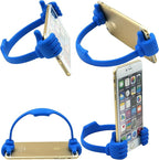 Honsky Cell Phone Tablet Stands (Pack of 5) Thumbs-up Cellphone Holder, Tablet Display Stand, Mobile Smartphone Mount Cradle for Desk Desktop - Universal, Multi-Angle, Cute, Blue