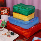 ban.do Getaway Polyester and Mesh Fruit Theme Packing Cube Set, Includes 4 Foldable Luggage Organizers in Various Sizes (J'ad