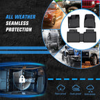 Nilight TPE Floor Mats for Chevy Equinox GMC Terrain 2010 2011 2012 2013 2014 2015 2016 2017,All Weather Custom Fit Heavy Duty Floor Liners
