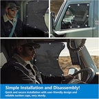 Side Window Sun Shade for Semi Truck, Interior UV Protection Truck Windows Shades RV Semi Truck Accessories Compatible with Freightliner, Volvo VNL, International Trucks