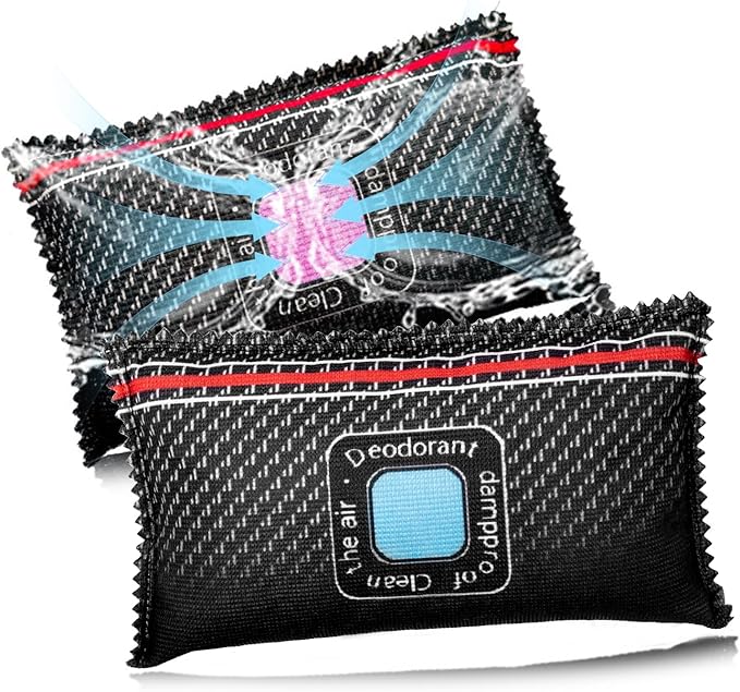 Kwak's Car Dehumidifier Bags Reusable,Portable Silica Gel Desiccant Packs for Car Interior Dashboard Windshield Condensation