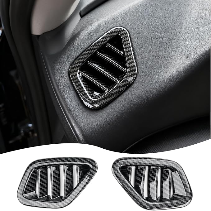 Dashboard Air Vent Cover, for kia k4 2024 2025 2026,Sport Interior Trim Accessories - Carbon Fiber.