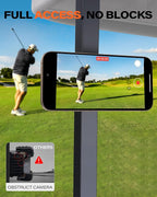 A2C Alloy Magnetic Golf Cart Phone Holder for MagSafe iPhone, Unique Golf Gifts for Men Golfers Dad Father, Golf Gift for Him Husband, Golf Accessories Essentials Gadgets (Iron Gray(2 Pack))