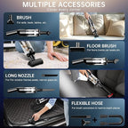 Handheld Vacuum Cordless, Car Vacuum with 16000Pa Powerful Suction, Lightweight at 1.3 lbs, Type-C Charge, Multiple Accessori