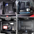 JOJOMARK Center Console Organizer Tray fits for 2019-2022 GMC Sierra/Chevy Silverado 1500 Accessories, 2020-2021 2022 2023 Silverado/Sierra 2500 HD/3500 HD