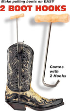 Southwestern Equine Boot Hunter - Boot Puller Jack Hunter Orange, Raspberry &Turquoise