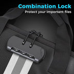 Accordion File Organizer with Combination Lock,Fireproof Expanding File Folder with Multi Pockets,13 Pockets Document Organiz