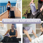 8 Set Packing Cubes for Travel, Gifts for Women Mom,Anti-Tearing Suitcase Organizer for Luggage with Shoe & Hanging Toiletry 