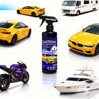 CaliShine Quick Effect Coating Spray - 16.9 fl oz Waterless Ceramic Car Wax Coat - Detail Polish & Cleaner for Cars Boat Body